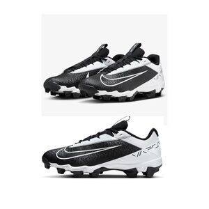 Nike Vapor Edge Shark 2 Black & White Football Cleats Men’s SZ 10.5 NEW NO BOX!